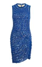 Elie Saab Sleeveless Beaded Mini Dress