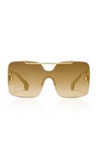 Philippe Chevallier Box Rimless Sunglasses