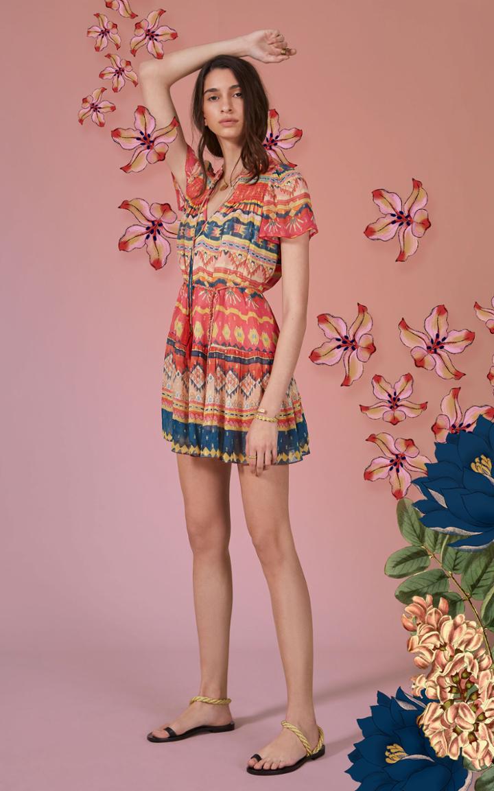 Moda Operandi Chufy Mancora Chiffon Dress Size: Xs