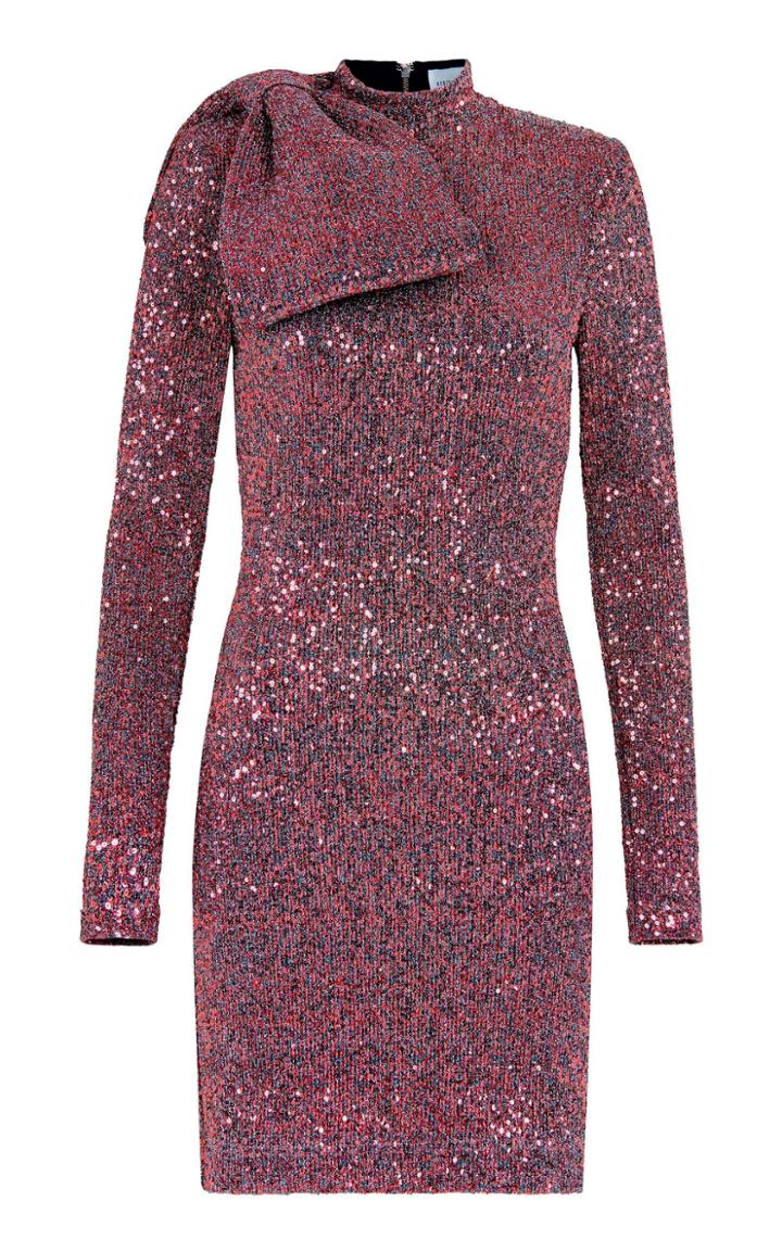 Rebecca Vallance Mona Bow Mini Dress