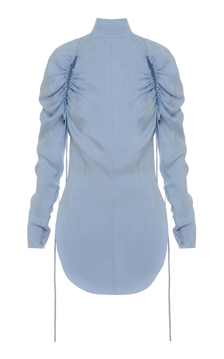 Moda Operandi Aleksandre Akhalkatsishvili Cutout Cupro Blouse