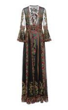 Cucculelli Shaheen Specialorders-red Hot Lily Peppers Dress With Raised Neckline- Ms