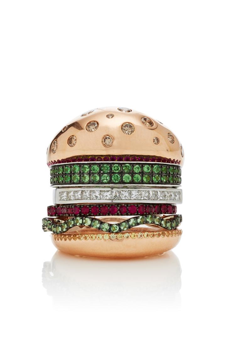 Nadine Ghosn Veggie Burger Ring