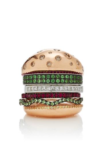 Nadine Ghosn Veggie Burger Ring