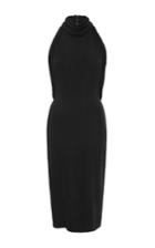 Brandon Maxwell Halter Midi Dress