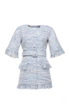 Moda Operandi Huishan Zhang Xena Belted Tweed Jacket