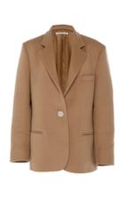 Alessandra Rich Wool-blend Oversized Felt Jacket
