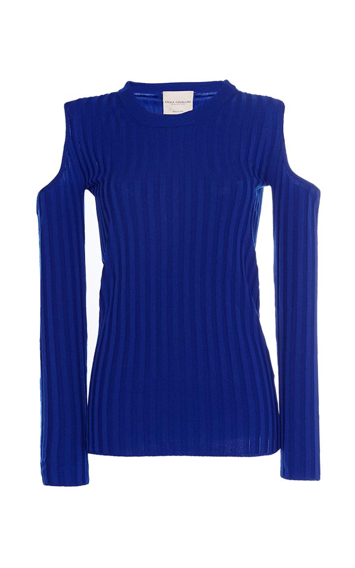 Erika Cavallini Leslie Cold Shoulder Sweater
