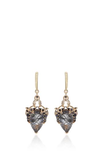 Anna Sheffield Celestine Pear Earrings