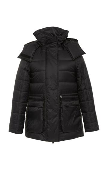 Yves Salomon Paris Hooded Shell Puffer Jacket