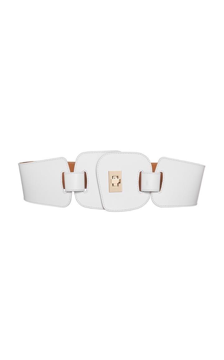 Maison Vaincourt Leather Waist Belt Size: 80 Cm