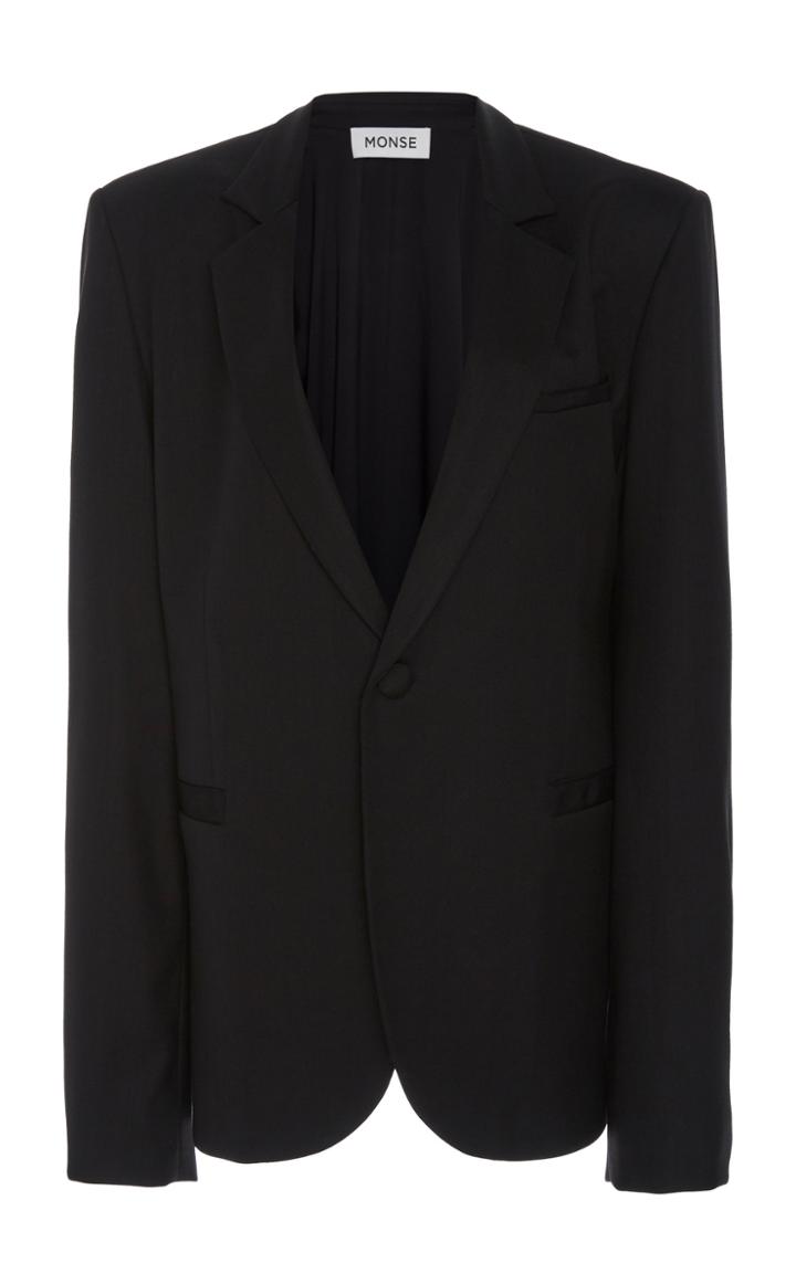 Monse Rope Back Wool Tuxedo Jacket