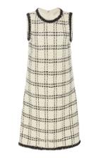 Moda Operandi Tory Burch Plaid Tweed Mini Dress Size: Xxs