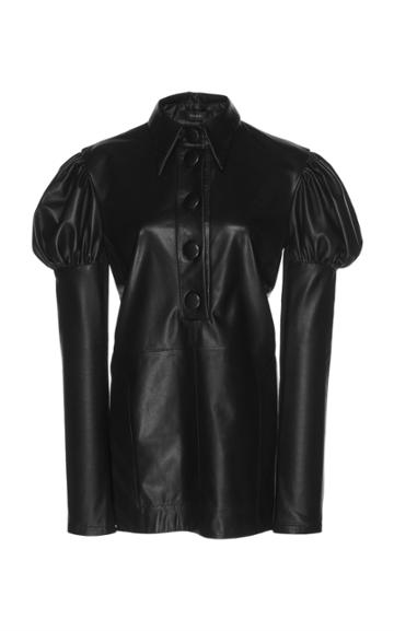 Ellery Breuer Leather Top