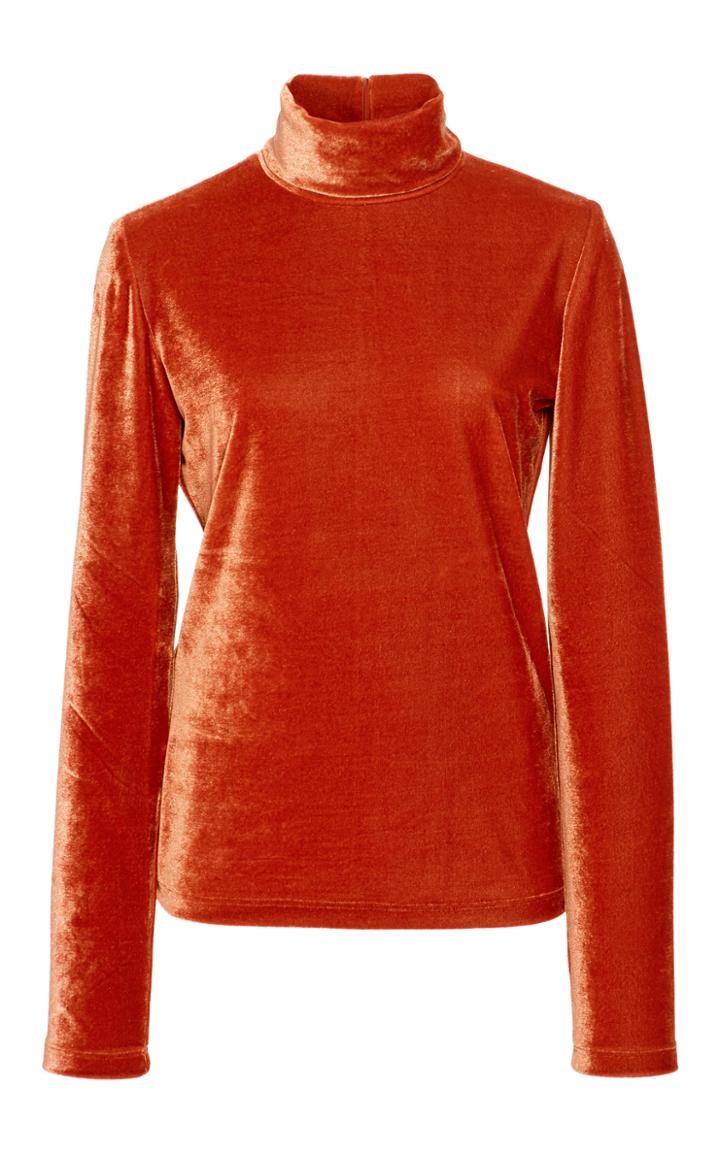 Christian Siriano Velvet Turtleneck