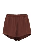 Moda Operandi Deitas Cap D'antibes Satin Shorts Size: 34