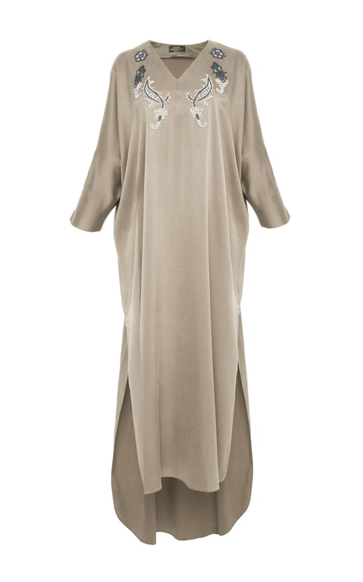 Alena Akhmadullina Embroidered Silk Dress Shirt