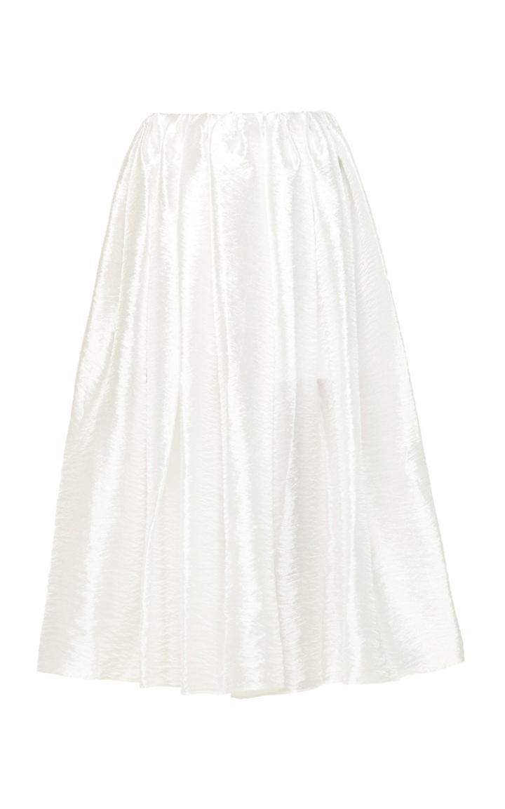 Moda Operandi Mach & Mach Silk Organza Full Midi Skirt