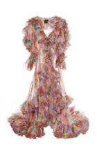 Moda Operandi Marc Jacobs Ruffled Floral-print Silk Wrap Dress Size: 00