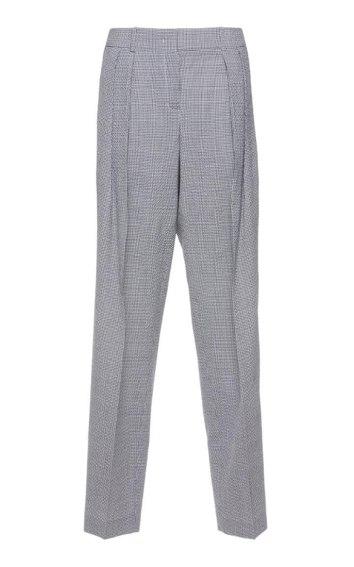 Fabiana Filippi Gingham Straight Leg Trouser