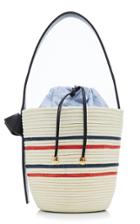 Cesta Collective Exclusive Striped Woven Bucket Bag