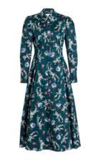 Moda Operandi Erdem Josianne Printed Cotton Midi Dress