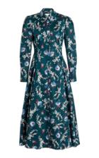 Moda Operandi Erdem Josianne Printed Cotton Midi Dress