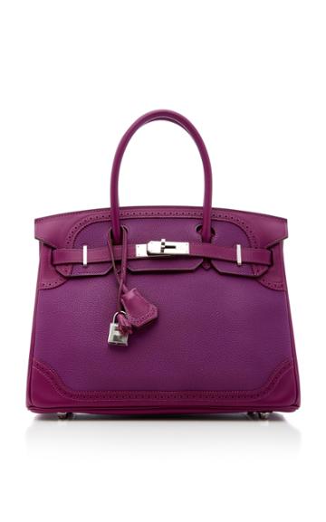 Heritage Auctions Special Collection Hermes 30cm Anemone Togo & Swift Leathers Ghillies Birkin