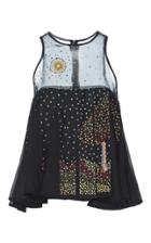 Rahul Mishra Midnight Pleated Blouse