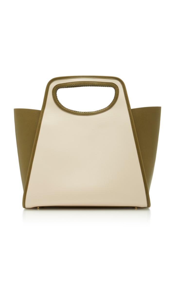 Elleme Cupidon Large Leather-paneled Canvas Tote