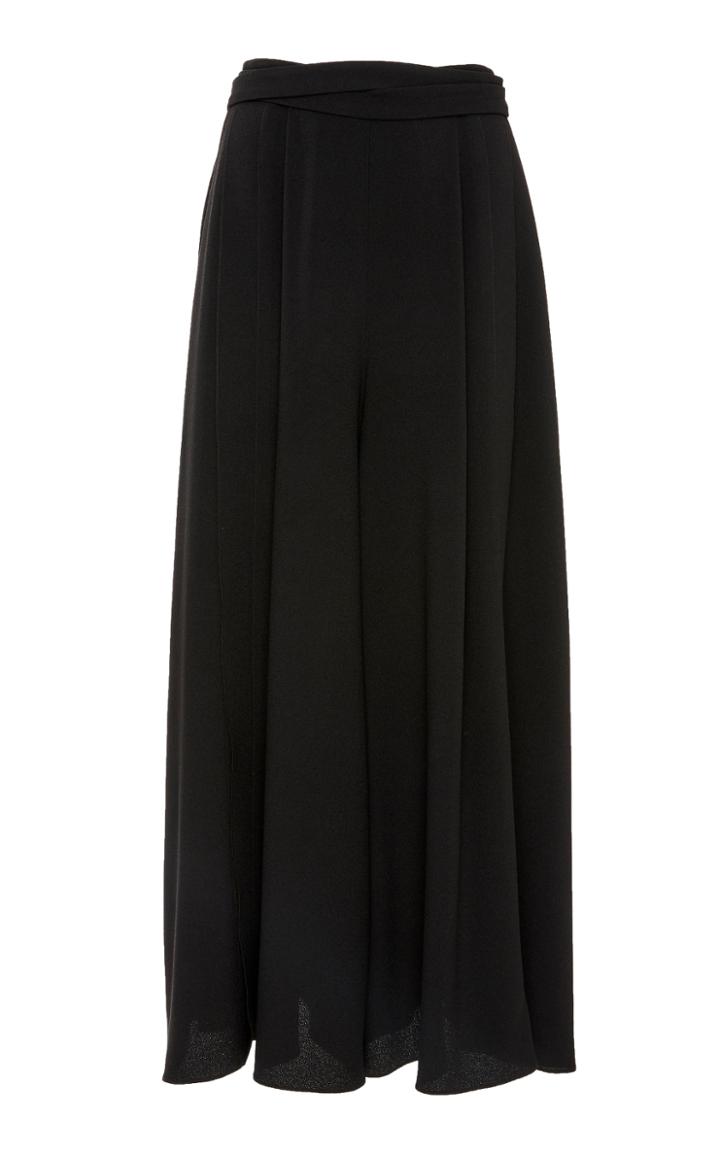 Proenza Schouler Belted Crepe Wide-leg Pants