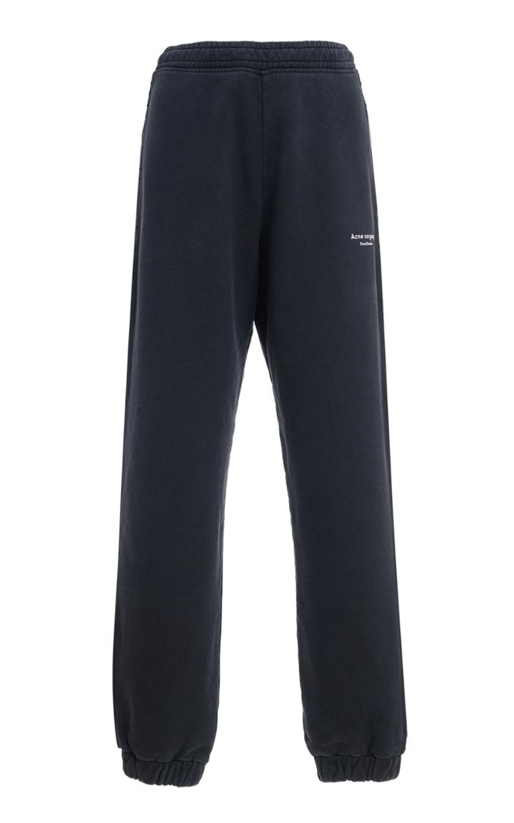 Acne Studios Fana Stamp Cotton Sweatpants