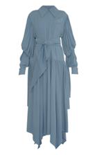Lado Bokuchava Pleated Midi Dress