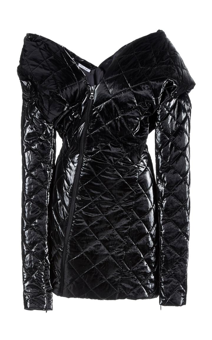 Moda Operandi Laquan Smith Quilted Puffer Dress