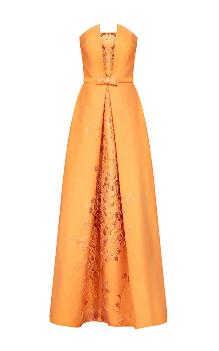 Bambah Embroidered Panel Gown
