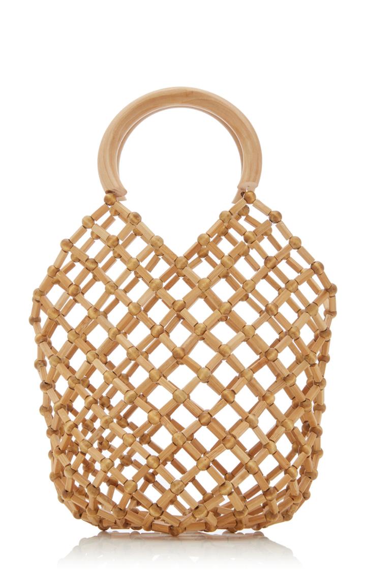Cult Gaia Emmie Net Bamboo Bag