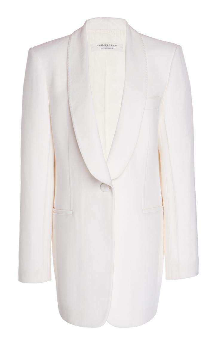 Philosophy Di Lorenzo Serafini Oversized Shawl Collar Blazer