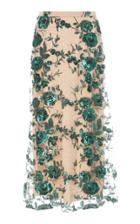 Alena Akhmadullina Embroidered Pencil Skirt