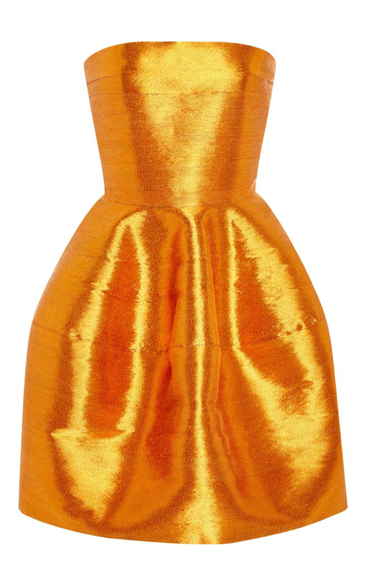 Oscar De La Renta Strapless Cocktail Dress
