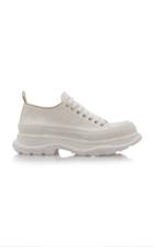 Alexander Mcqueen Cotton-canvas Derby Shoes