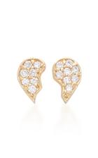 Shahla Karimi Bff 18k Gold And Diamond Earring Set