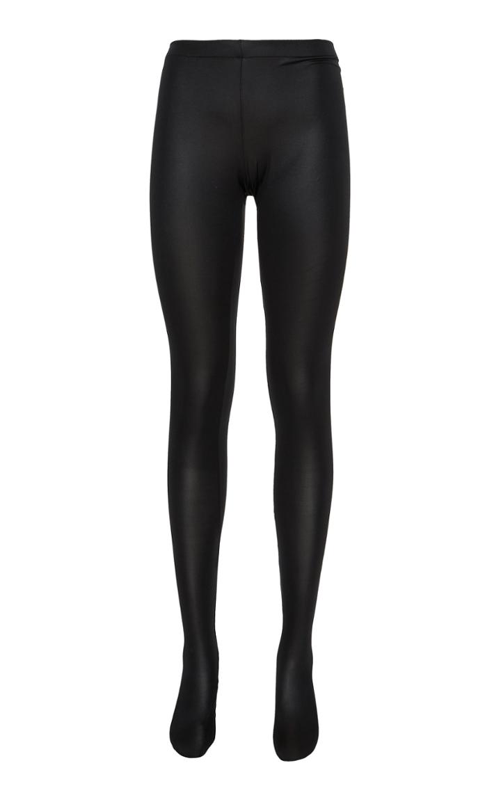 Versace High-rise Duchess Satin Leggings