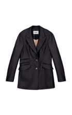 Nanushka Cancun Vegan Leather Double-pocket Blazer