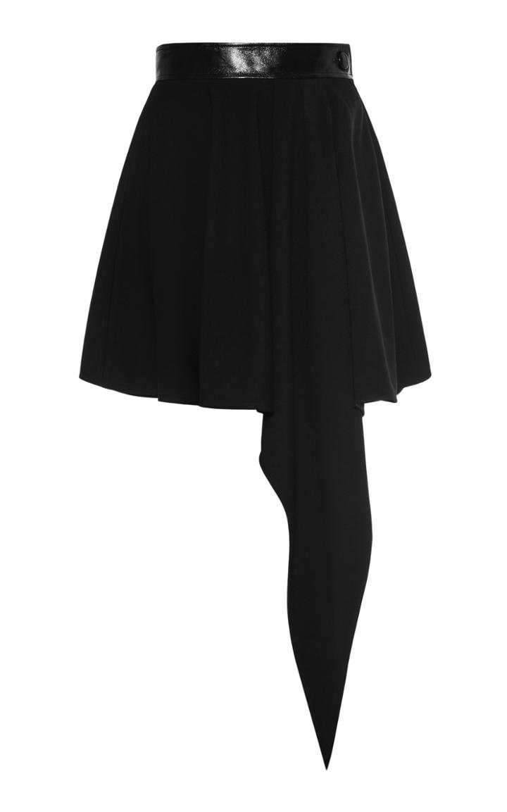 Moda Operandi George Keburia Draped Crepe Mini Skirt Size: S