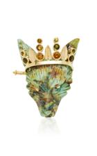 Daniela Villegas One-of-a-kind La Reina Coyote Brooch