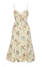 Brock Collection Floral Cotton Silk Dress