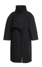 Alberta Ferretti Funnel Neck Coat