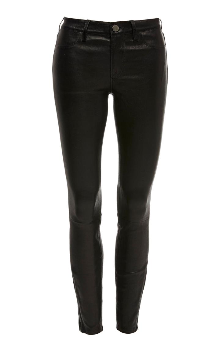Nour Hammour Pocket Lambskin Pants