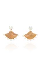 Daniela Villegas Mandarin Feather Nouveau Earrings