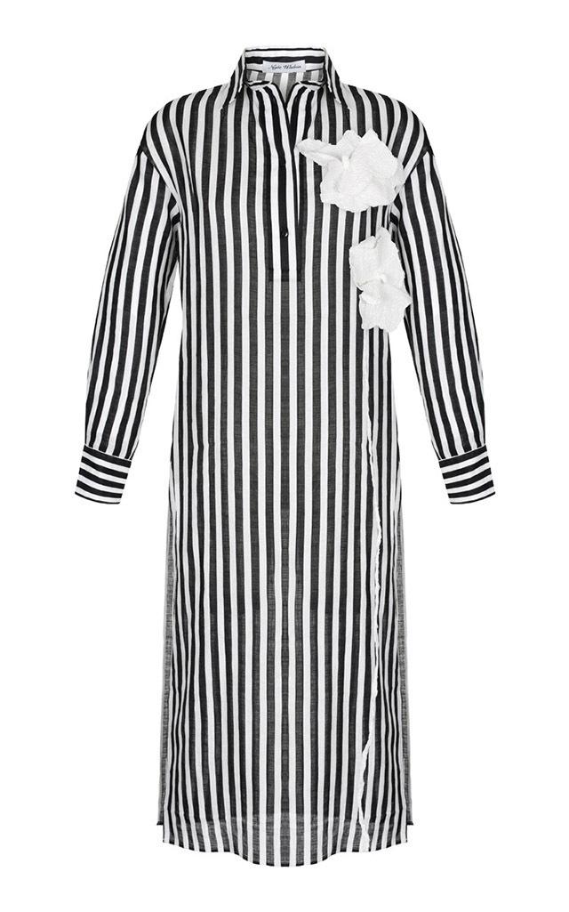 Wisdom Collared Striped Dress